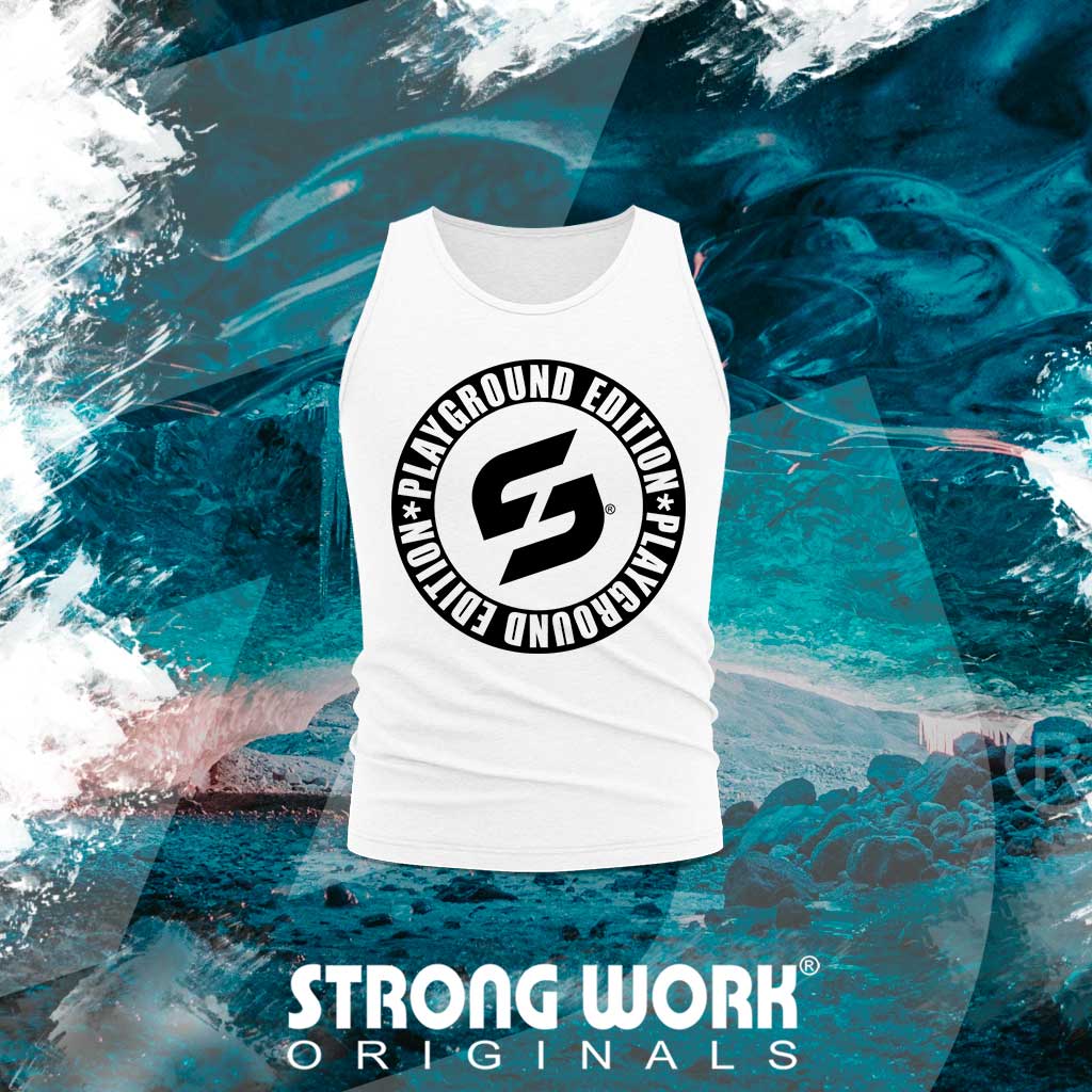 STRONG WORK SPORTSWEAR - Débardeur coton bio Strong Work PLAYGROUND EDTION Homme