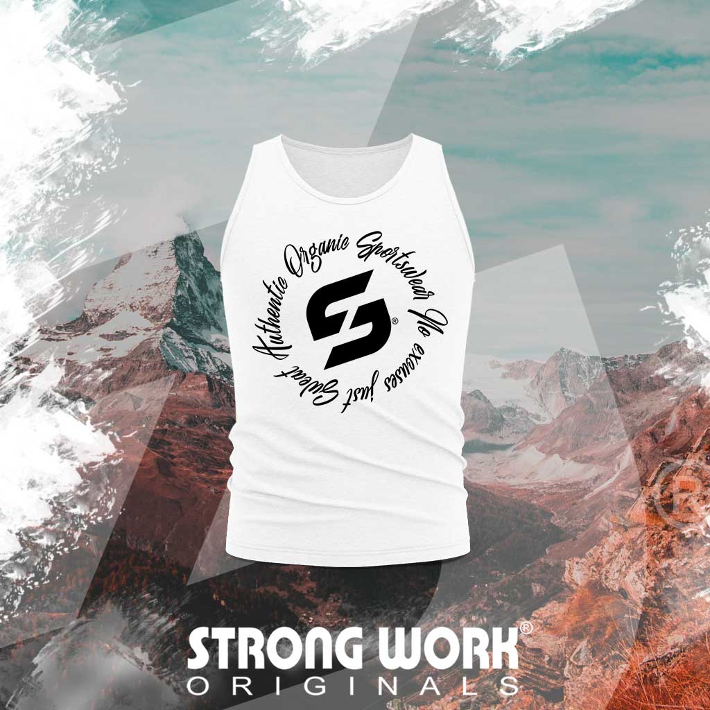 STRONG WORK SPORTSWEAR - Débardeur coton bio Strong Work AUTHENTIC Homme