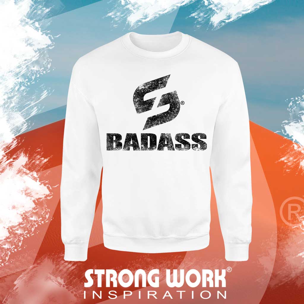 SWEAT-SHIRT EN COTON BIO BADASS GRUNGE POUR FEMME - SPORTSWEAR ECO-RESPONSABLE