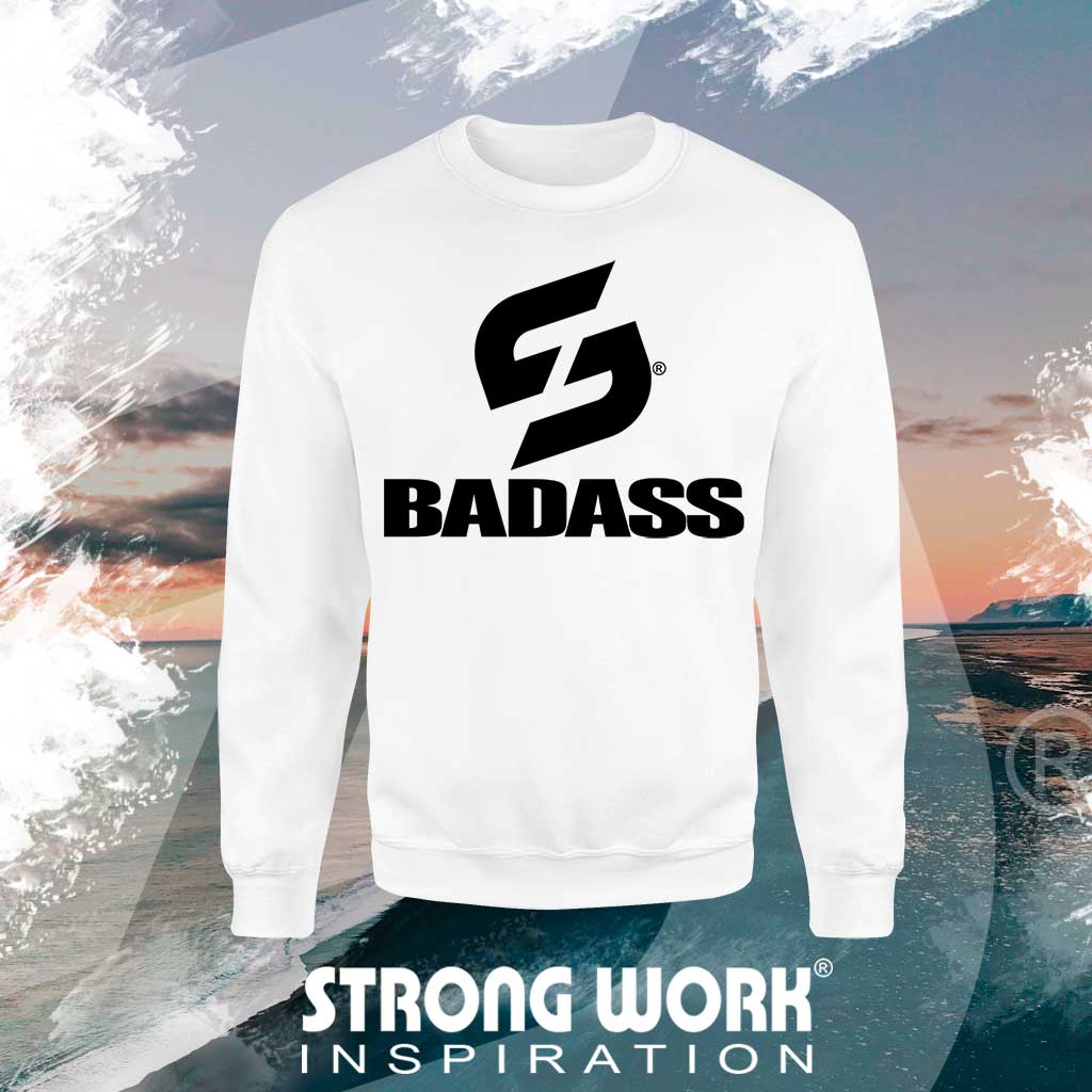 SWEAT-SHIRT EN COTON BIO BADASS POUR FEMME - VETEMENT DE SPORT ECO-RESPONSABLE