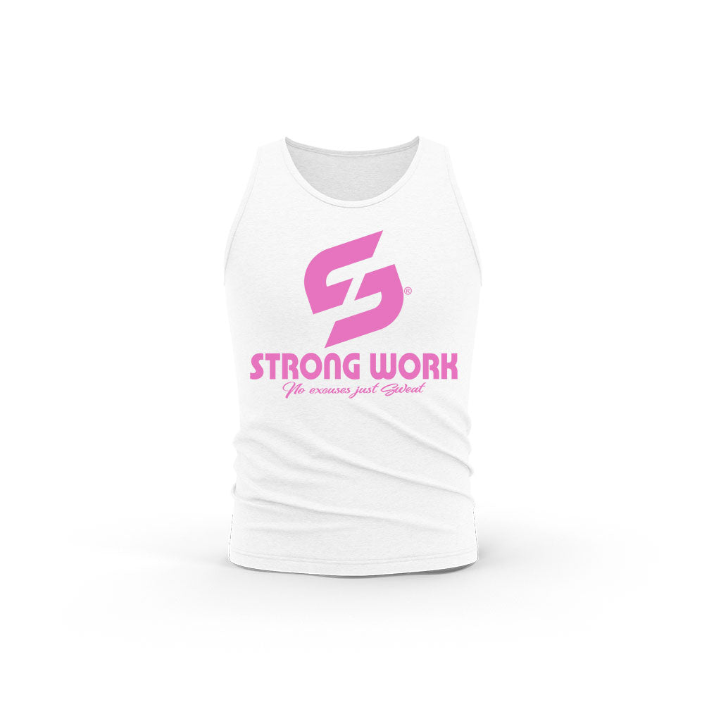 Débardeur coton bio Strong Work Originals PINK EDITION Homme - PINK