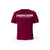 T-Shirt coton bio Strong Work Intensity Homme - BORDEAUX